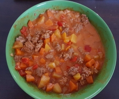 Variation Bauerntopf mit Hackfleisch aus Mix ohne Fix