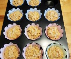 Vegane Karotten-Nuss-Muffins