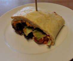 Variation von Bic Mac Wrap (Low carb Teig)