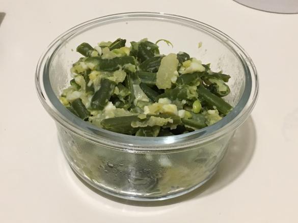 Bohnen/Kohlrabi Salat