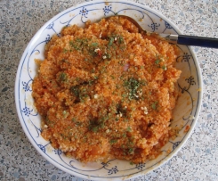 Schneller Tomaten - Couscous vegan, High Carb, fettfrei