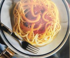 Spaghetti al Sugo di Peperoni (Paprikasauce)