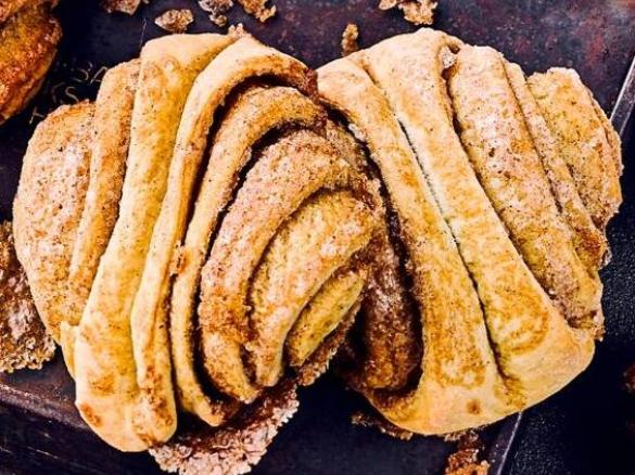 Franzbrötchen (Zimt Gebäck)