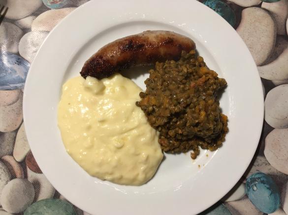 Truffade (Kartoffelbrei aus der Auvergne)