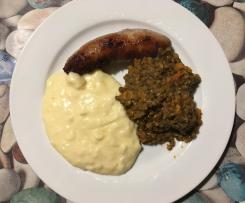 Truffade (Kartoffelbrei aus der Auvergne)