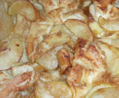 Apfelpfannkuchen vom Blech oder Ofen-Zauberer