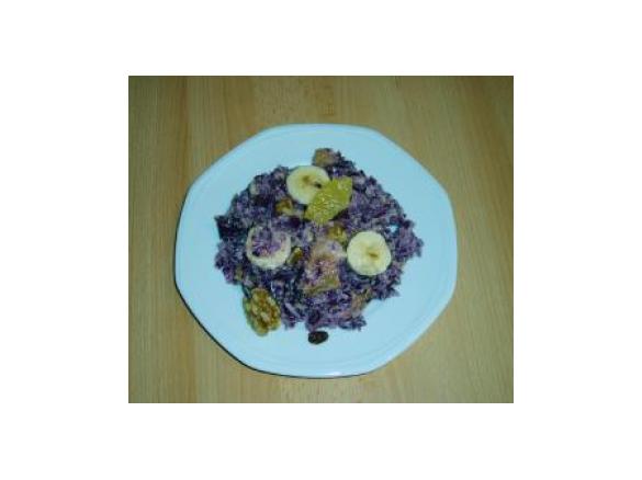 ww Rotkohlsalat mit Obst
