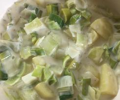 Kartoffel-Lauch (Porree)-Gemüse