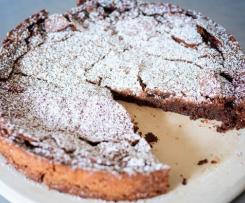 Torta Tenerina - Italienischer Schokoladenkuchen ohne Mehl