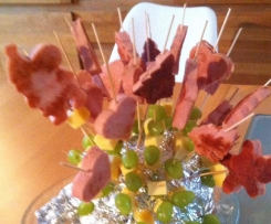 Fleischspiesse mit Dip 