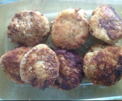 Herzhafte Fischfrikadellen