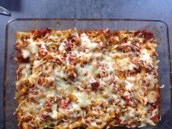 WW Nudel-Paprika-Auflauf