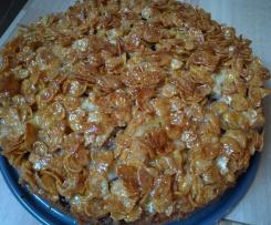 Kirsch-Cornflakes-Kuchen für Kinder