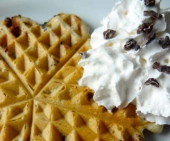 vegane Waffeln mit Schokodrops