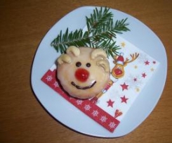 Lemon-Muffins im Rudolf-Design