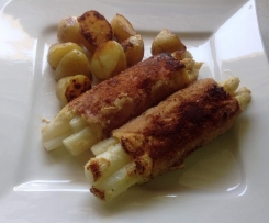 Spargel "Cordon bleu" mit neuen Kartoffeln