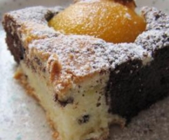 Stracciatella-Marmorkuchen mit Aprikosen