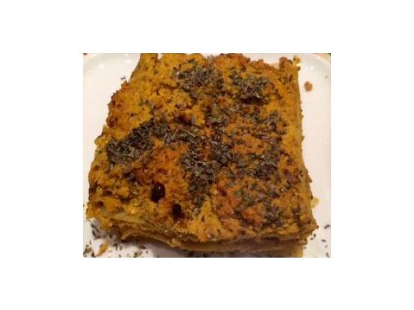 Kürbis Tofu Lasagne Vegan kalorienarm