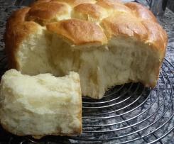 Brioche Buchty ohne Butter mit Crème fraîche