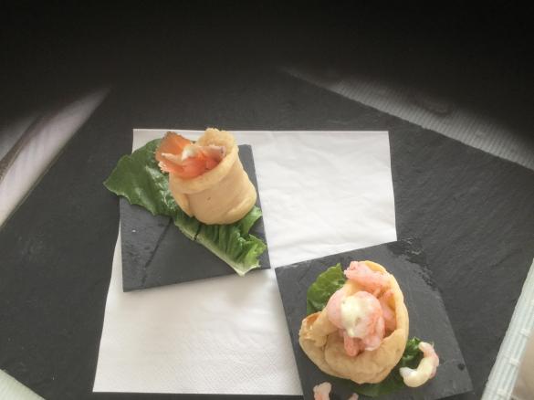 dänische Vorspeise mit Fisch