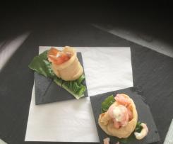 dänische Vorspeise mit Fisch