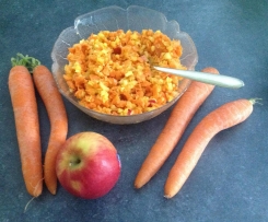 Rohkostsalat mit Möhre & Apfel