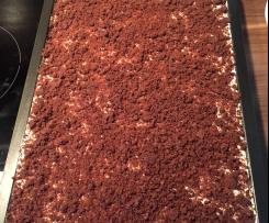 Maulwurfkuchen vom Blech