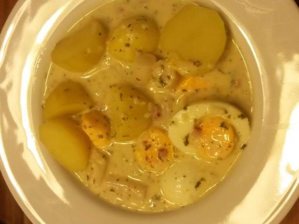 Schwarzwurzel Eier Ragout