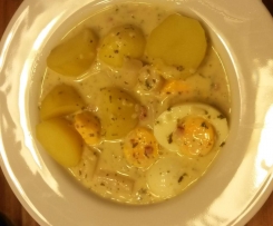 Schwarzwurzel Eier Ragout