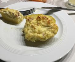 Überbackene Kartoffeln
