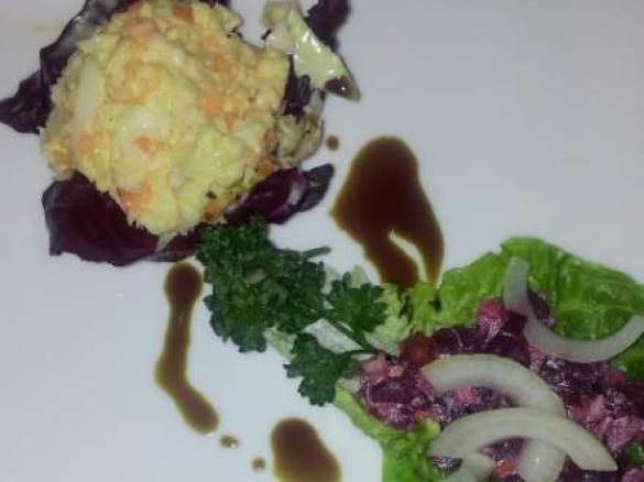 Variation von Schwedensalat