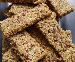Müsliriegel mit Cranberries