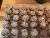 Muffins im Waffelbecher (für Kindergeburtstag), Waffelkuchen