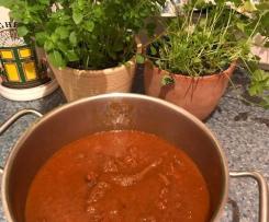 Rehgulasch ohne Wildgewürz