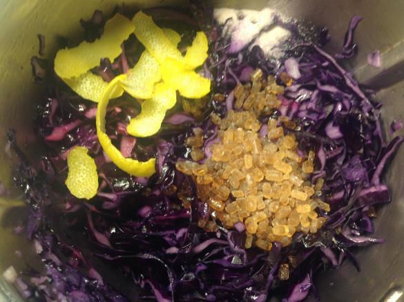 Rotkohl mit Johannisbeergelee