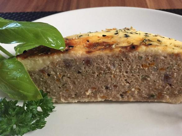 Überbackener Hackbraten (Low Carb)