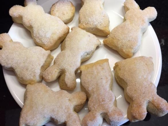 Osterhäschen - Quark-Öl-Teig