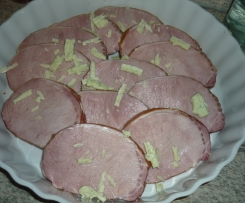 Nochmals Party: Kassler mit Röstihaube