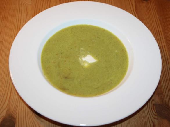 Lauch-Karotten-Suppe mit einer Kokos-Note