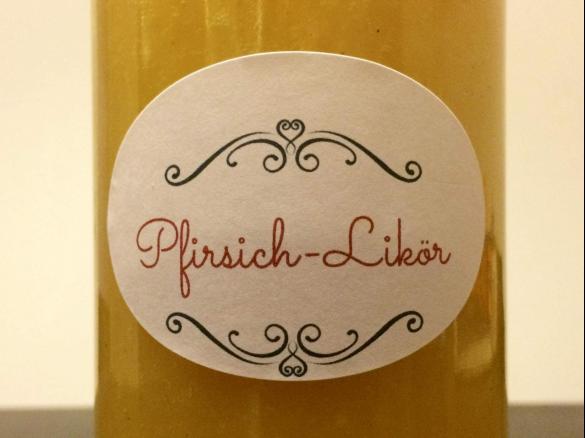 Pfirsich-Likör