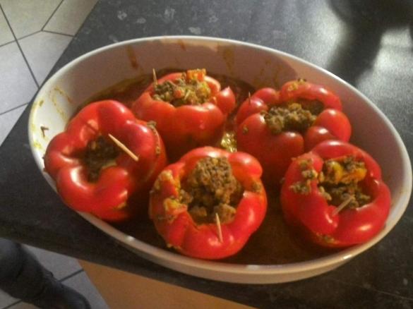 Gefüllte Paprika 