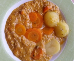 All-in-one Sahne-Möhren-Topf