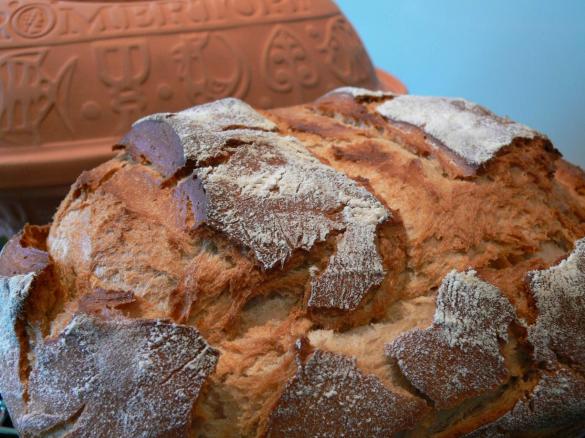 Rustikale Bauernkruste - Roggenmischbrot