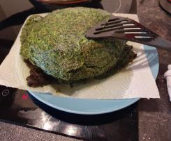 Oma Beate´s Spinatpfannkuchen sehr lecker und sehr einfach