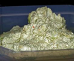 Pikanter Avocado Frischkäse Dip