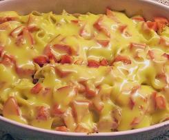 Bandnudel-Gemüse-Auflauf