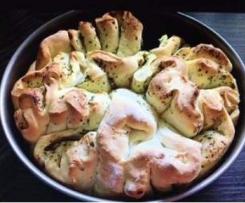 Knoblauch - Faltenbrot