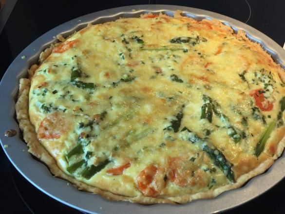 Quiche mit Frühlingsgemüse 