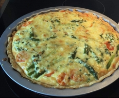 Quiche mit Frühlingsgemüse 