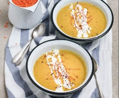 Rote-Linsen-Kokos-Suppe